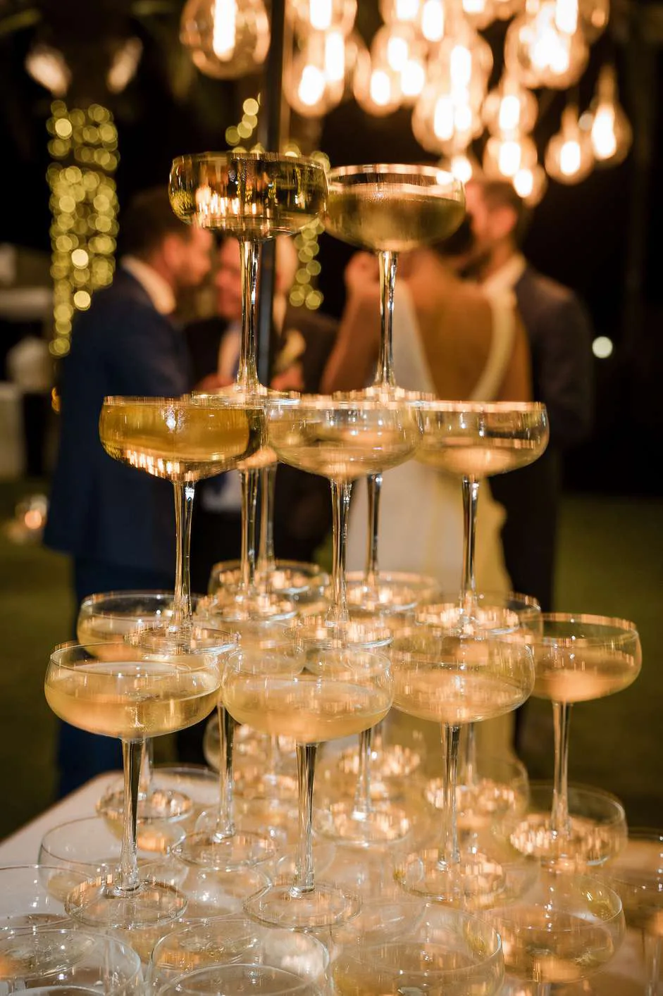 Detalle de decoración en una boda Anémona Signature